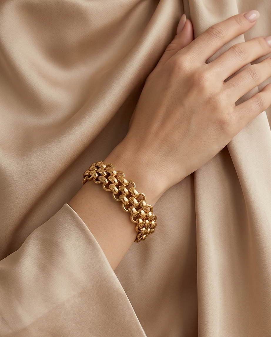 Serena Armband - Edelstahl 18 K vergoldet