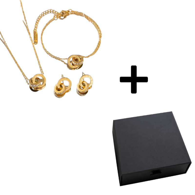 Roman Luxe Set - Edelstahl