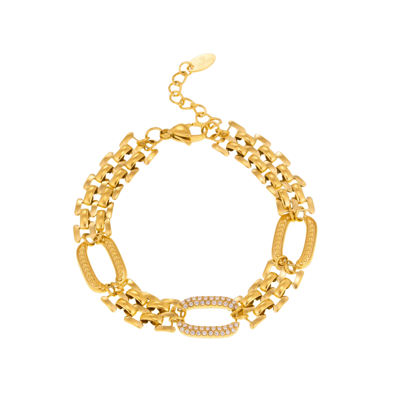 Elara Glow Armband - Edelstahl 18K