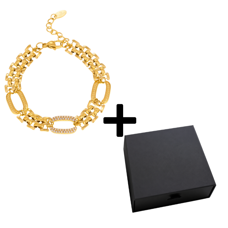 Elara Glow Armband - Edelstahl 18K