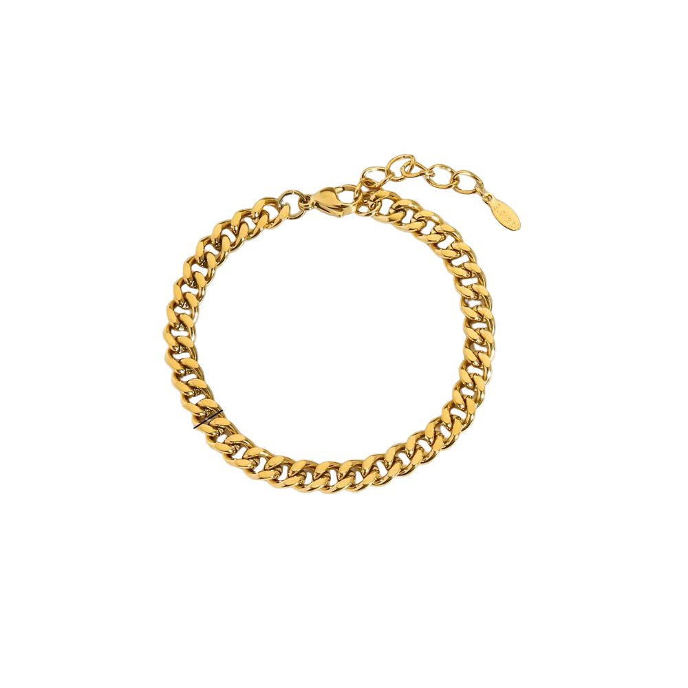 Flow Armband - Edelstahl 18K vergoldet
