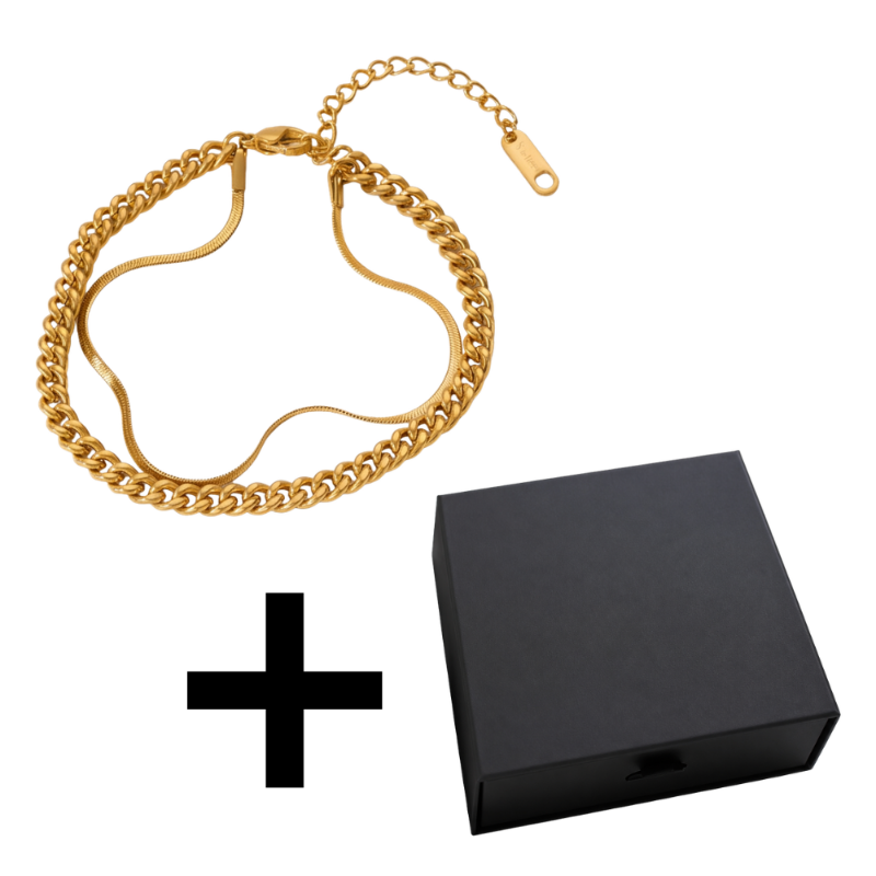 Serena Armband - Edelstahl 18K vergoldet