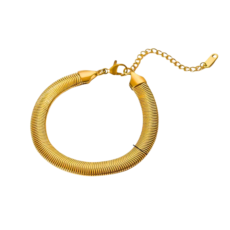 Golden Line Armband - Edelstahl 18K vergoldet