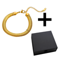 Golden Line Armband - Edelstahl 18K vergoldet