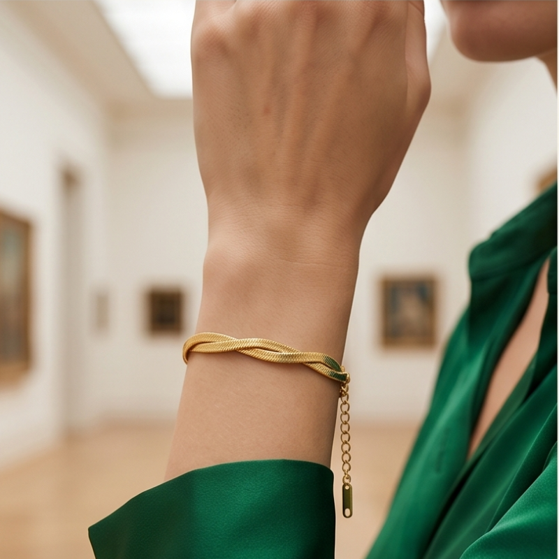 Noe Armband - Edelstahl 18K vergoldet
