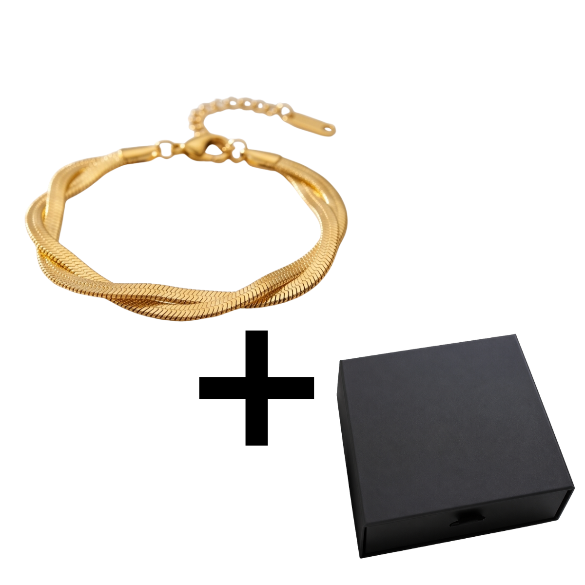 Noe Armband - Edelstahl 18K vergoldet