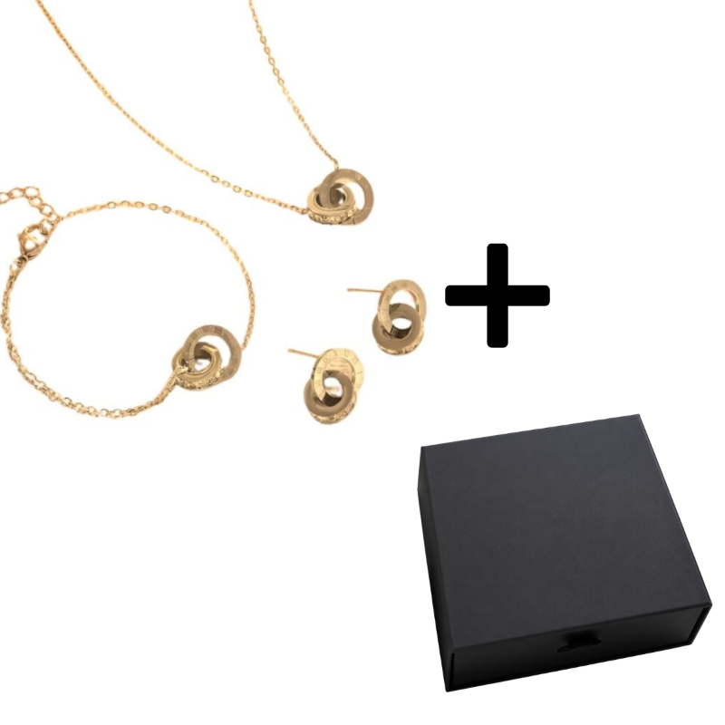 Roman Luxe Set - Edelstahl