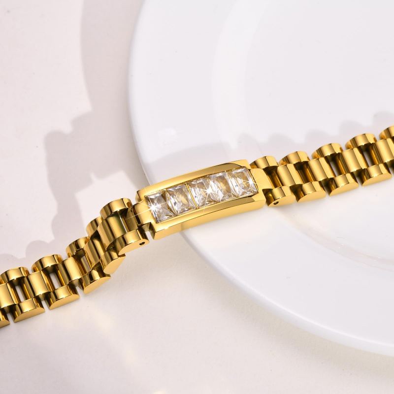 Royal Glow Armband - Edelstahl 18K vergoldet