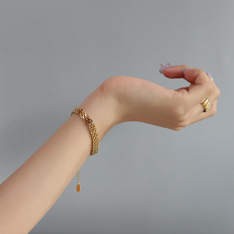 Stella Shine Armband - Edelstahl