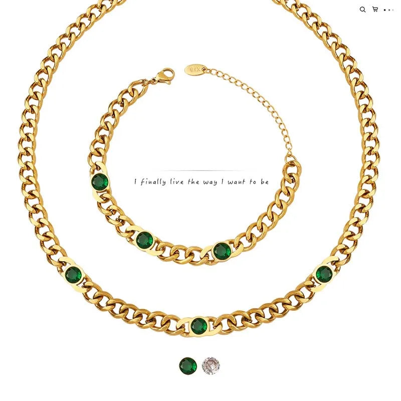 Kubanische Kettenhalskette