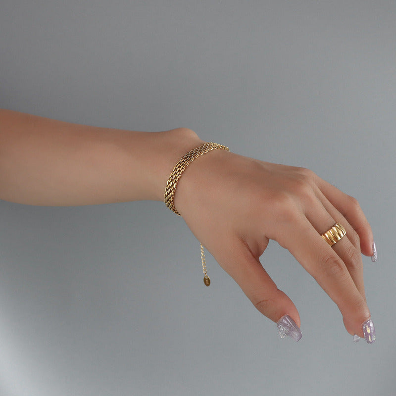 Stella Shine Armband - Edelstahl
