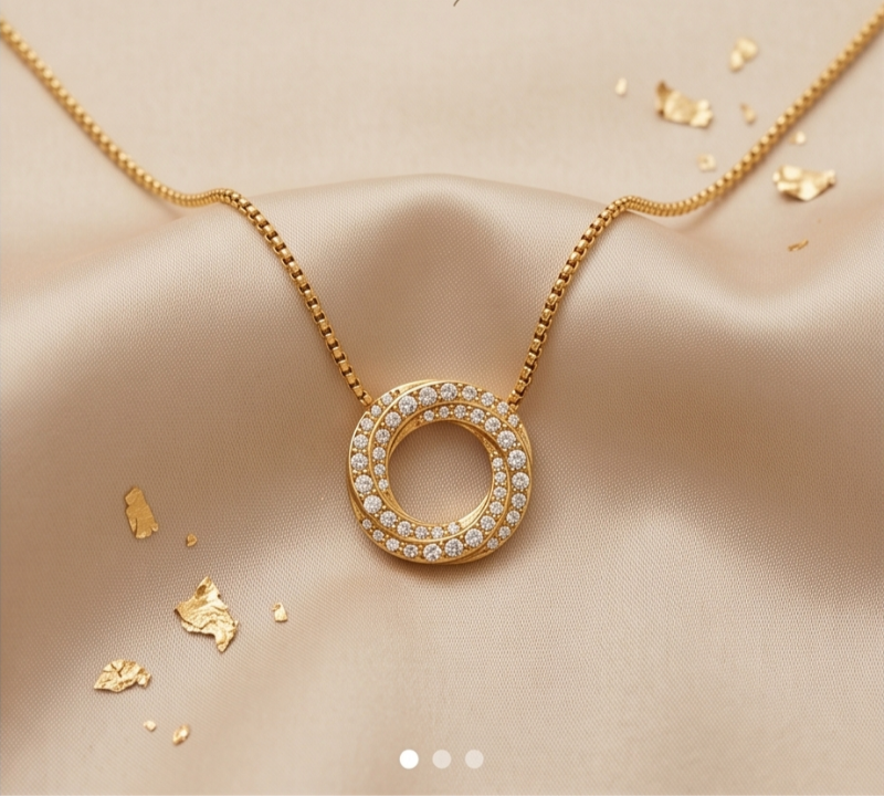 Monarch Halskette – 18K Gold Vergoldet