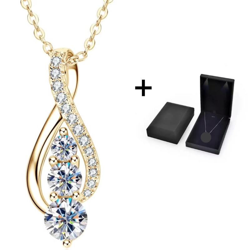 Lumina Moissanit Halskette