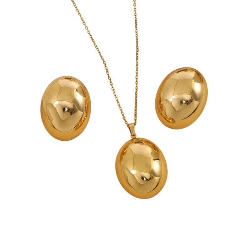 Aurelia Schmuckset - Edelstahl 18K vergoldet