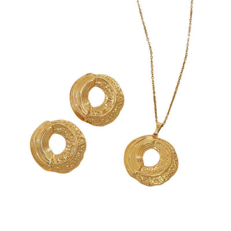 Imperia - Edelstahl Schmuckset 18K