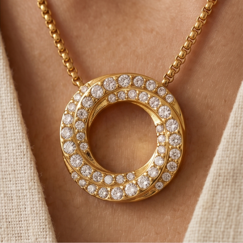 Monarch Halskette – 18K Gold Vergoldet
