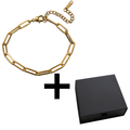Maris Armband - Edelstahl - 18 Karat vergoldet