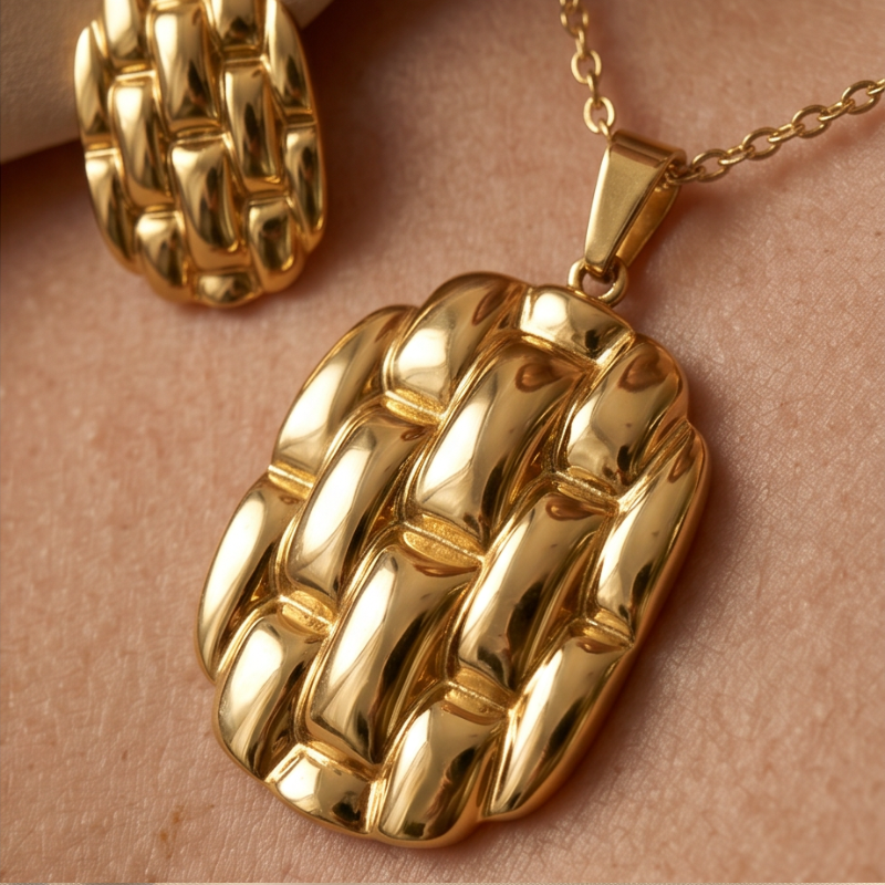 Aurelia Schmuckset - Edelstahl 18K vergoldet