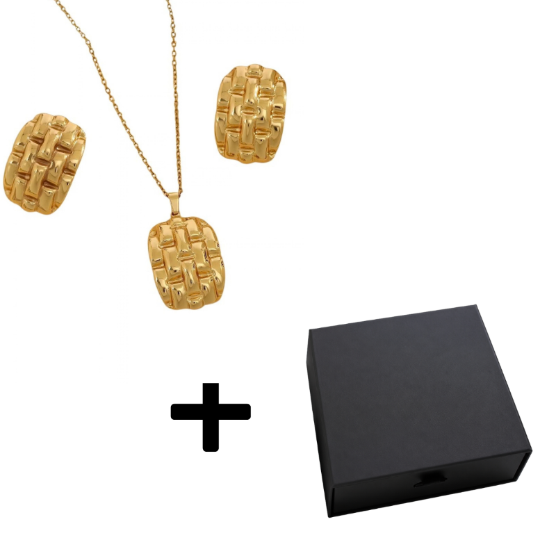Aurelia Schmuckset - Edelstahl 18K vergoldet