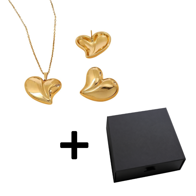 Eliana Schmuckset - Edelstahl 18K vergoldet