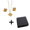 Liora Gold Schmuckset - Edelstahl 18K vergoldet
