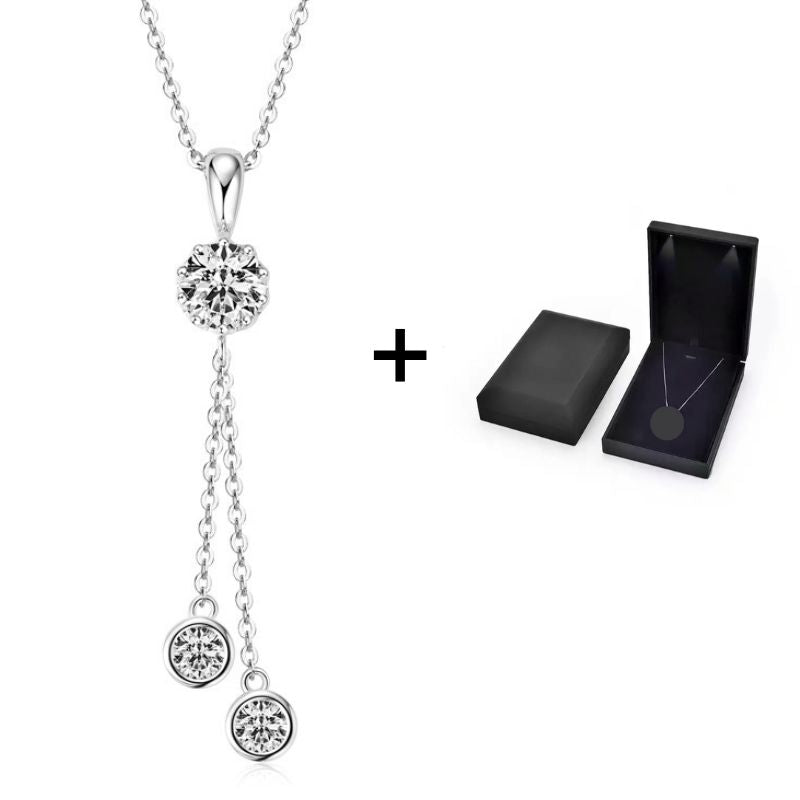 Crown Moissanit Halskette