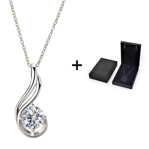 Aurora Moissanit Halskette