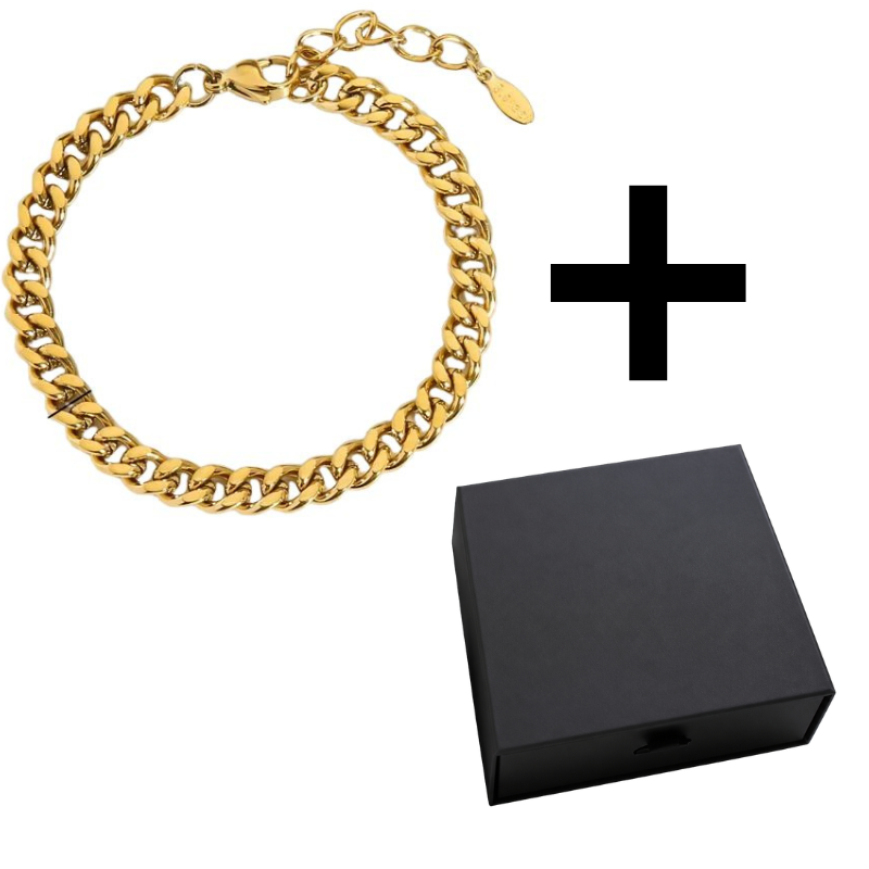Flow Armband - Edelstahl 18K vergoldet