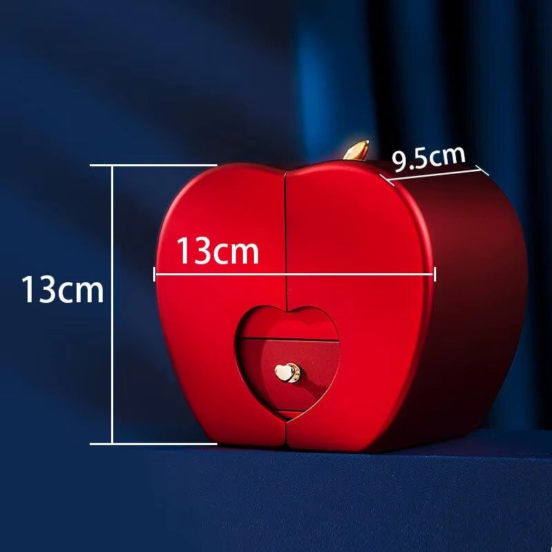 Konservierten Rosen Schmuckbox mit Moissanit Schmuck-Sets