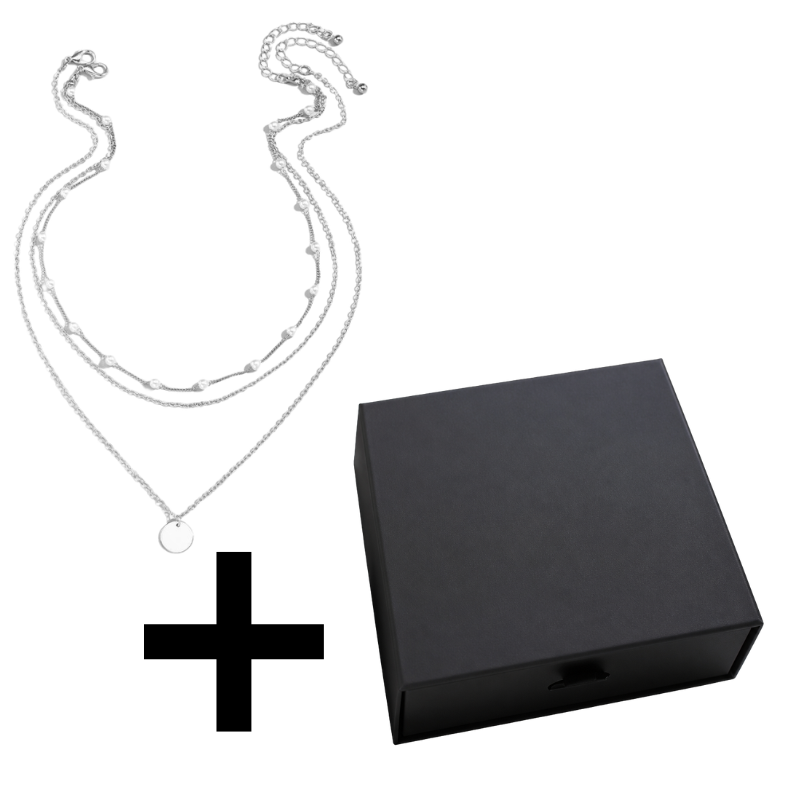 Medallion - Edelstahlhalskette 18K vergoldet